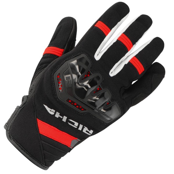 Richa Richa Stradale Summer Gloves Blk/Wht/Red